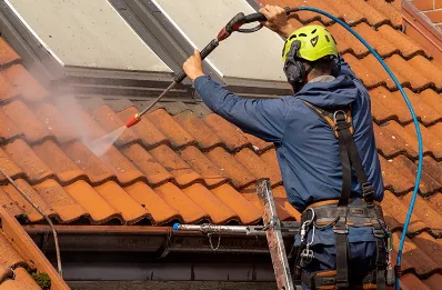Démoussage et hydrofuge de toiture à Maxent
